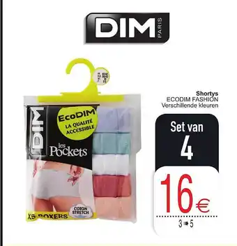 Cora Dim Shortys Ecodim Fashion Vershillende Kleuren aanbieding