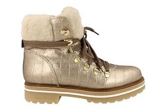 Berca Shoes Scapa Bergbottine Dames Trend Bergsluiting - Goud aanbieding