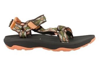 Berca Shoes Teva Sandaal Plat Meisjes Comfort K Hurricane Treva Sandalen - Kaki aanbieding