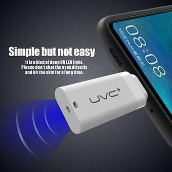 Berca Shoes Viruskillers Ultraviolet Usb Viruskiller Ultraviolet Voor Smartphone Android - Zwart aanbieding