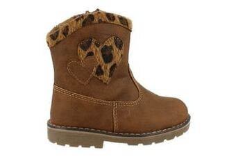 Berca Shoes Mode-Mania Laars Meisjes Maat 21/28 Trend Dierenprint - Cognac aanbieding