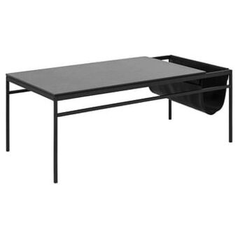 Leen Bakker Salontafel Rezza - transparant - 45x115x58 cm - Leen Bakker aanbieding