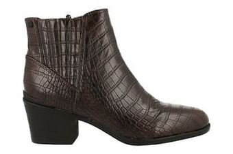 Berca Shoes Esprit Enkellaars Dames Trend Dierenprint - Bruin aanbieding