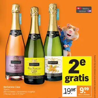 Albert Heijn Berberana cava 0.75 liter aanbieding