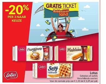 Intermarché Lotus Gebakjes Of Wafels aanbieding
