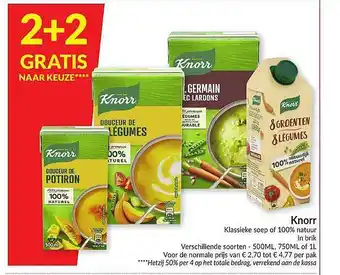 Intermarché Knorr Klassieke Soep aanbieding