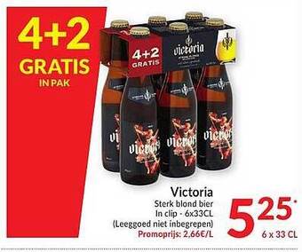 Intermarché Victoria Sterk Blond Bier aanbieding