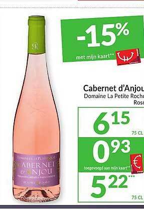 Intermarché Cabernet D Anjou aanbieding