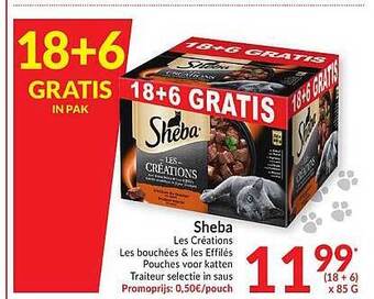 Intermarché Sheba Les Créations aanbieding
