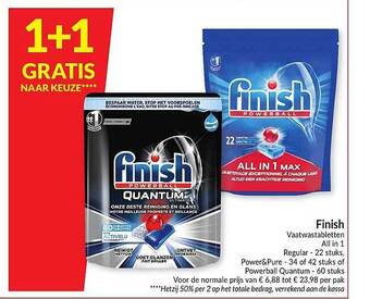 Intermarché Finish Vaatwastabletten aanbieding