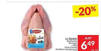 Intermarché Le Gaulois Braadhaantje Wit Of Geel aanbieding