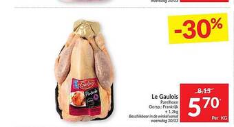 Intermarché Le Gaulois Parelhoen aanbieding