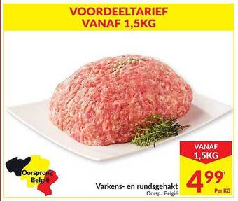 Intermarché Varkens- En Rundsgehakt aanbieding