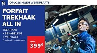 Auto5 Forfait trekhaak all in aanbieding