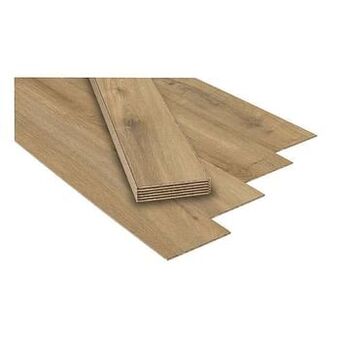 Leen Bakker Laminaat Living Oak - bruin - Leen Bakker aanbieding
