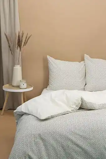 HEMA HEMA Dekbedovertrek - Zacht Katoen - Wit Stip (wit) aanbieding