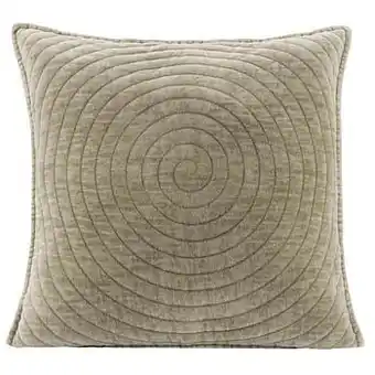 Leen Bakker Sierkussen Casey - taupe - 45x45 cm - Leen Bakker aanbieding