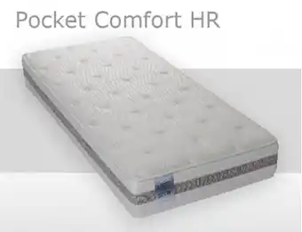 Matelas Jaritex pocket comfort HR coloris blanc et gris-90x190cm-Ferme