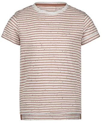 HEMA HEMA Kinder T-shirt Strepen Bruin (bruin) aanbieding
