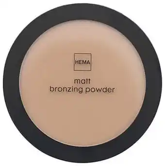 HEMA HEMA Matterende Bronzing Poeder 02 Almond (brons) aanbieding
