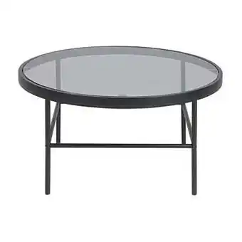Salontafel Jena - zwart - 80 cm - Leen Bakker