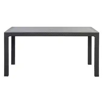 Leen Bakker Keter tafel Melody - grijs - 160x94,5x74,5 cm - Leen Bakker aanbieding