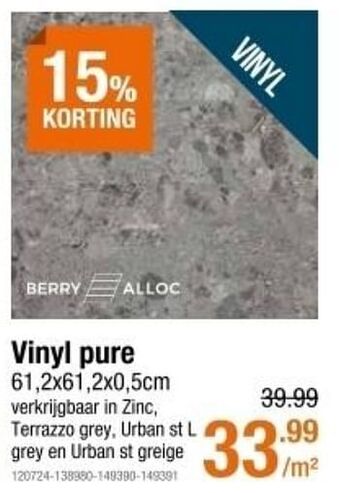 Cevo Vinyl pure aanbieding