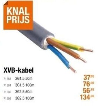 Cevo Xvb-kabel aanbieding