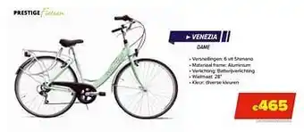 Euroshop Prestige fietsen venezia aanbieding
