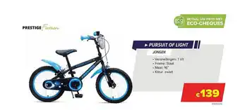 Euroshop Pursuit Of Light Jongen Prestige Fietsen aanbieding