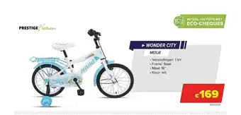 Euroshop Wonder City Meisje Prestige Fietsen aanbieding