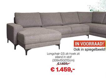 Meubelen Jonckheere Longchair-2.5 Zit-hoek Zit Eiland In Stof aanbieding