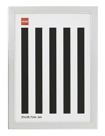 HEMA HEMA Fotolijst Hout A4 Zilver aanbieding