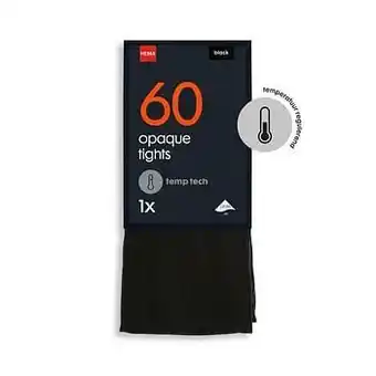 HEMA HEMA Panty 60 Denier Zwart (zwart) aanbieding