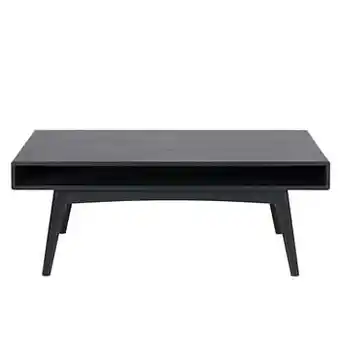 Leen Bakker Salontafel Gary - zwart - 45x60x60 cm - Leen Bakker aanbieding