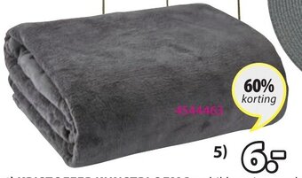 Jysk Dragehode Fleeceplaid aanbieding