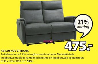 Jysk Abildskov Zitbank aanbieding
