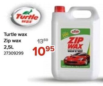 Euroshop Turtle wax zip wax aanbieding
