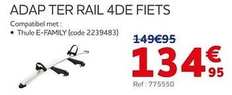 Auto5 Adap ter rail 4de fiets aanbieding