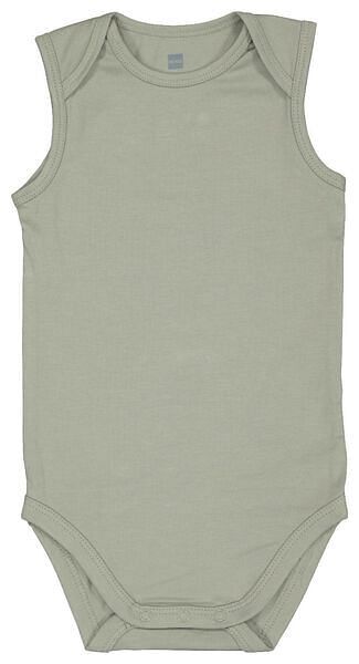 HEMA HEMA Body Singlet Organic Katoen Stretch Groen (groen) aanbieding