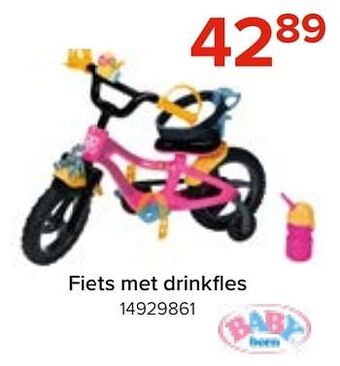 Euroshop Fiets met drinkfles aanbieding