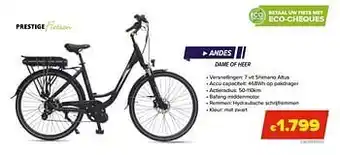 Euroshop Prestige fietsen andes aanbieding