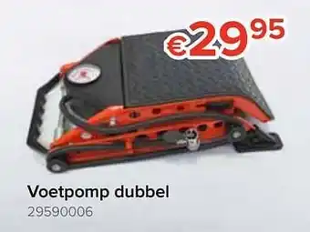 Voetpomp dubbel