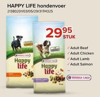 Euroshop Happy life hondenvoer aanbieding