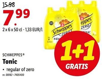 Lidl Tonic aanbieding