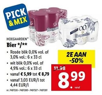 Lidl Bier aanbieding