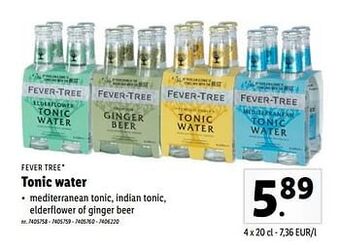 Lidl Tonic water aanbieding
