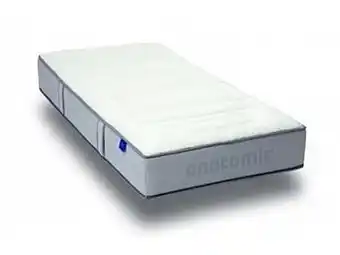 De Matrassen Gigant Matelas Revor Aero Anatomic 750 (Latex/ Visco) coloris blanc et gris-120x190cm-Moyen aanbieding