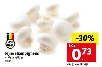 Lidl Fijne champignons aanbieding
