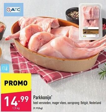 ALDI Parkkonijn aanbieding